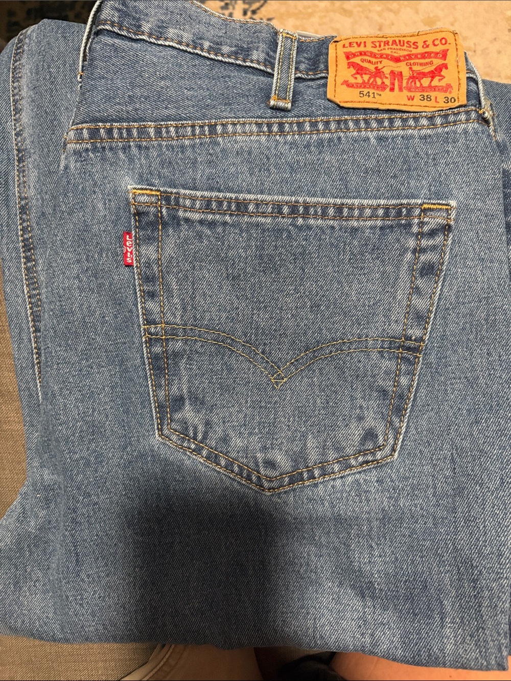 Levi's Light Blue Men's Denim Jeans - Relaxed Fit